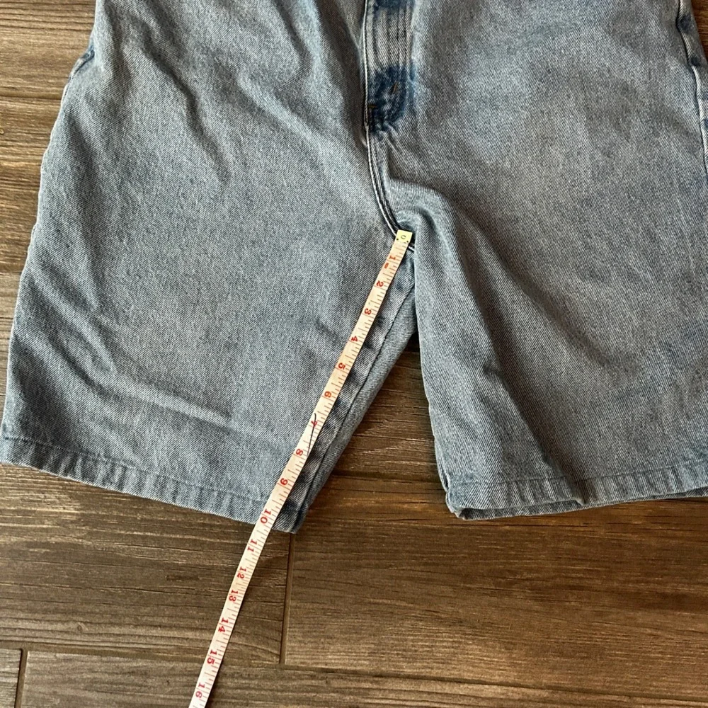 Vintage Relaxed Fit Light Wash‎ Denim Shorts Men's Size 36 Casual Summer Jorts